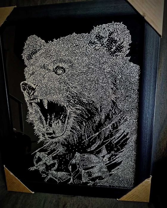 Картина интерьерная. Картина из страз.