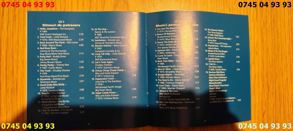 muzica cantece ritmuri fascinante o lume a muzicii si a dansului 4CD