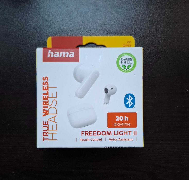 Hama безжични слушалки "Freedom Light II", Bluetooth, TWS