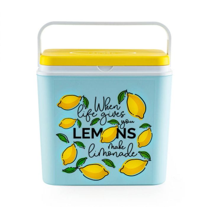 Хладилна кутия Atlantic с обем 30 литра, свеж дизайн с лимони