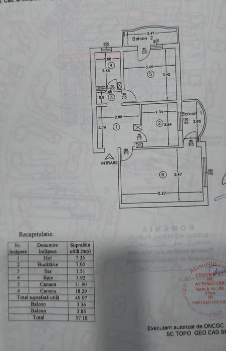 Apartament 2 camere Dancu