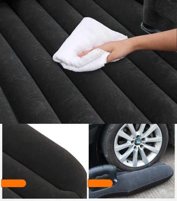 Надуваем матрак за кола Удобно легло за спане в автомобил (135x80 см)