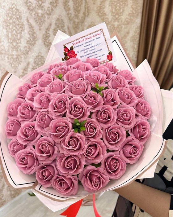 Buchete din trandafiri din săpun – nu se ofilesc .Cadou perfect