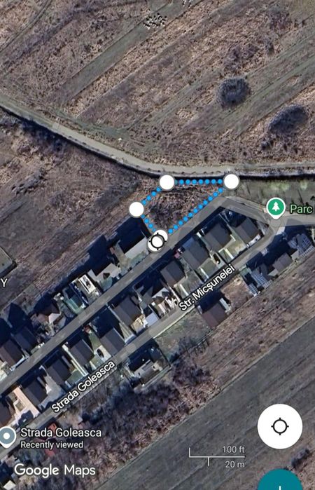 Teren de vanzare Geamana Bradu 1000 mp intravilan