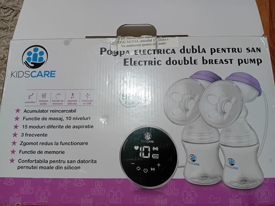 Pompa san electrica dubla