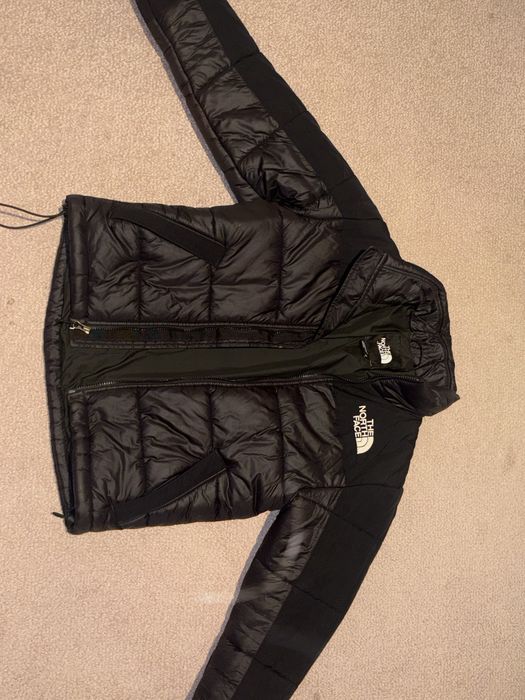The North Face pladed puffer jacket