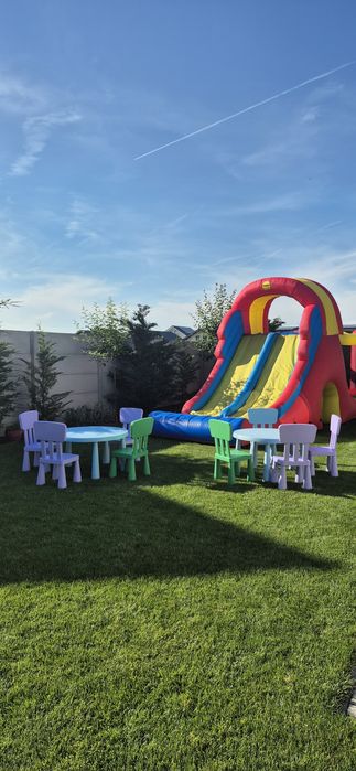 Tobogan/topogan gonflabil Animatori petrecere  copii  București & Ilfo