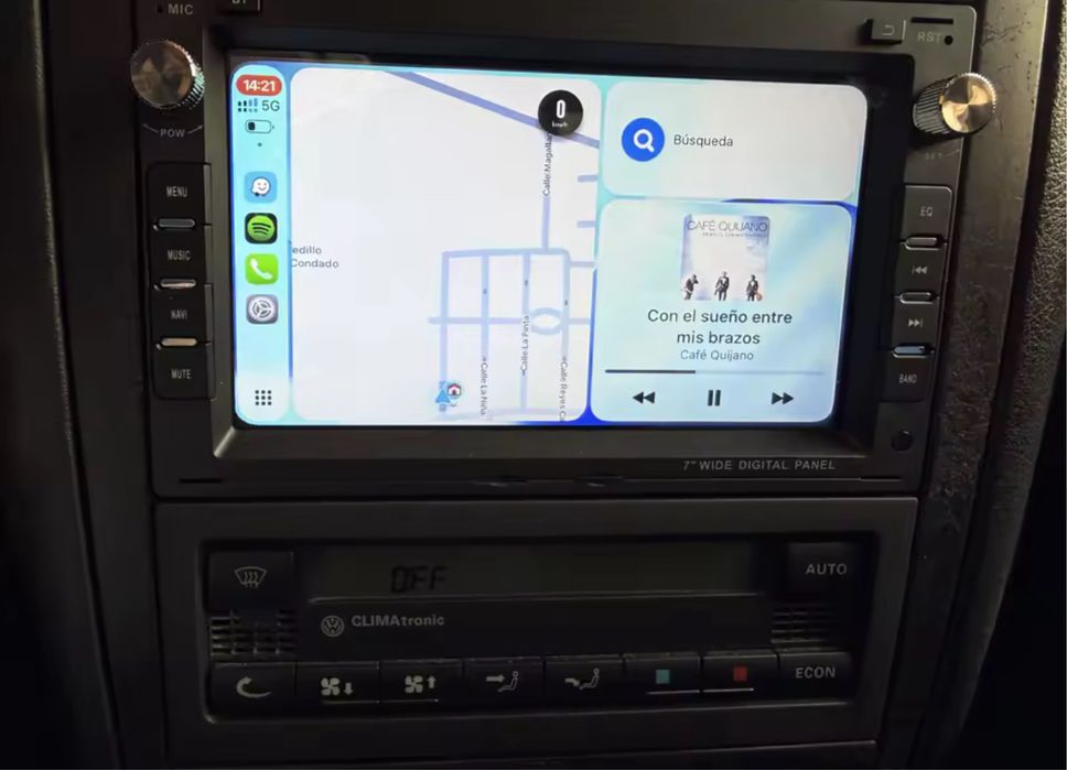 Navigatie Android VW Golf 4/ Passat B5/ Polo 9N/ T5  Carplay&AndroidAuto 7INCH