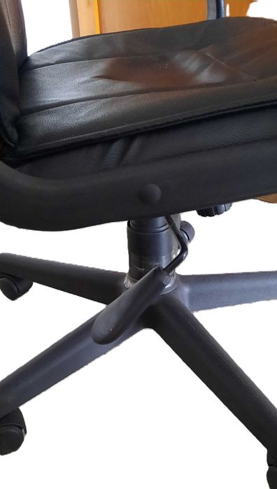 Scaun Ergonomic, directorial, piele naturală, negru