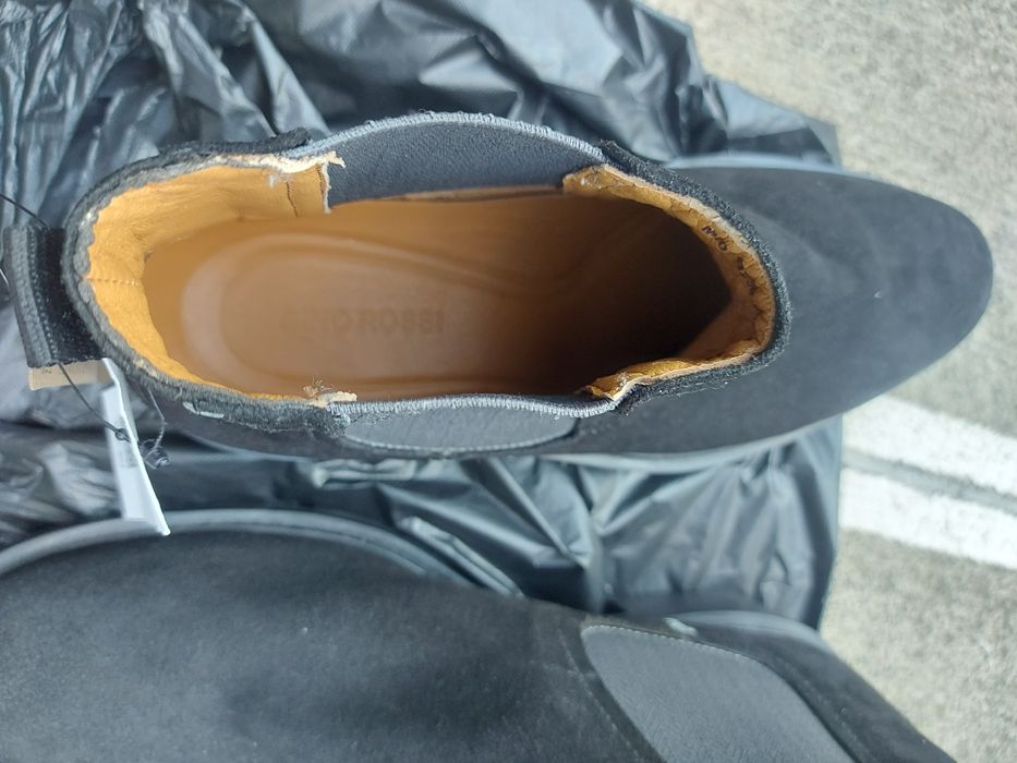 Чисто Нови черни мъжки боти Gino Rossi 42 номер