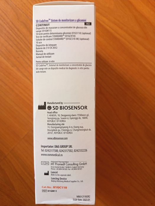Aparat pentru masurarea glicemiei (glucometru)