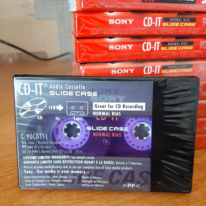 Аудио кассеты Sony CD-IT Slide Case