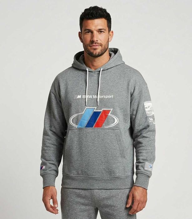 Puma BMW M Motorsport Street Hoodie - Оригинален мъжки суитшърт р-р L