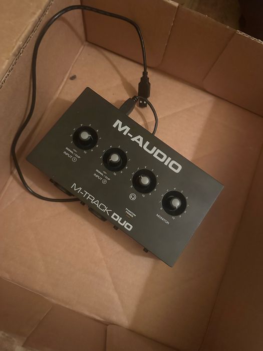 M-audio M-Track Duo interfață audio prin usb cu doua canale simultane