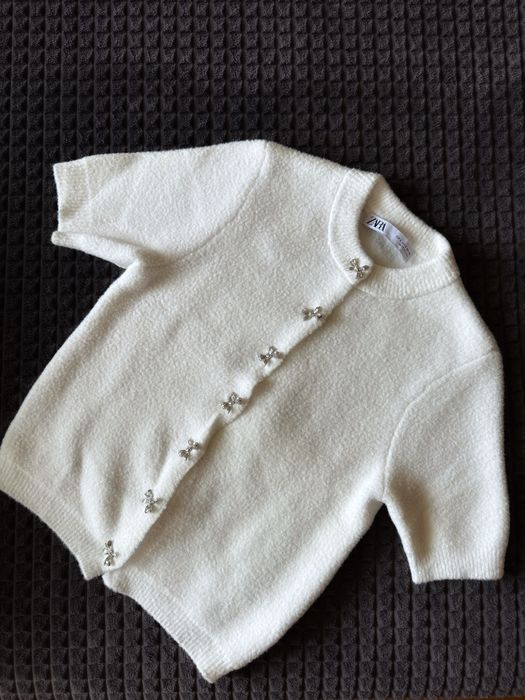 Бяла Жилетка Zara S