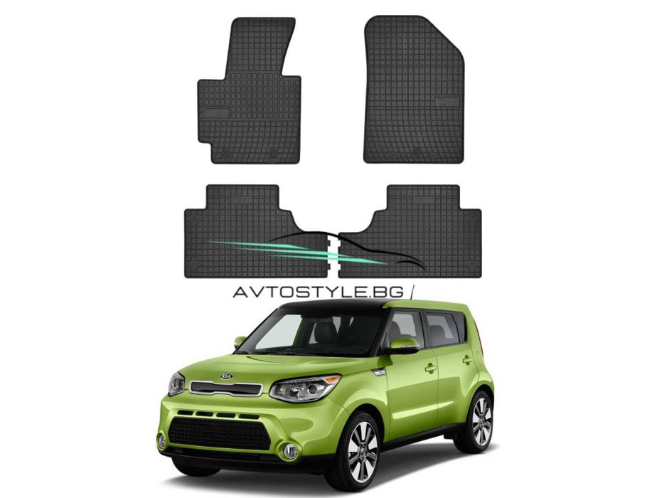 Гумени стелки за Kia Soul 2013-2019 г., Frogum - El Toro