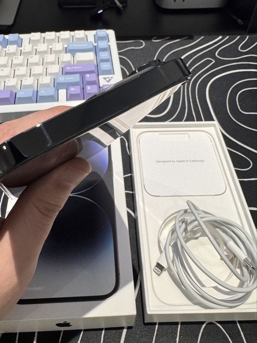 iPhone 14 Pro Max 128 ESIM коробка/документы/UZIMEI 2 слота