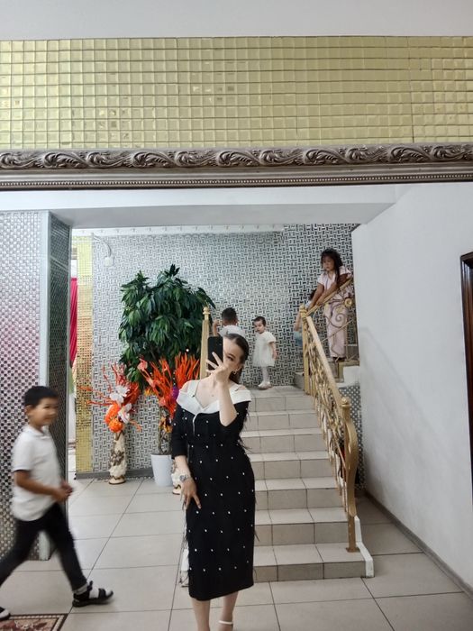 Платье чёрный вечерний