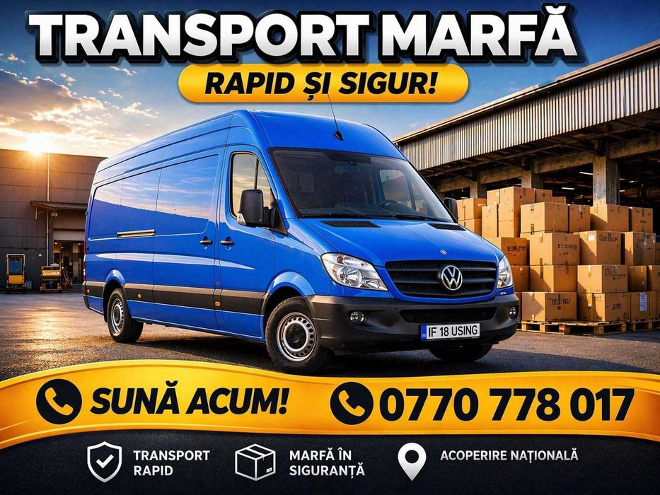 Transport Marfa/Relocare/Mutari Mobila,Incărcare,Inchiriere Taxi,Duba