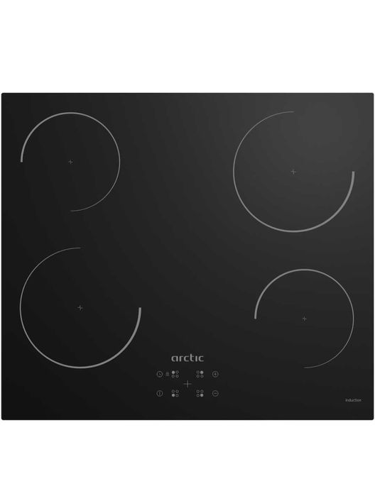 Plita incorporabila Arctic, Inductie, 4 zone de gatit, Touch, 58 cm
