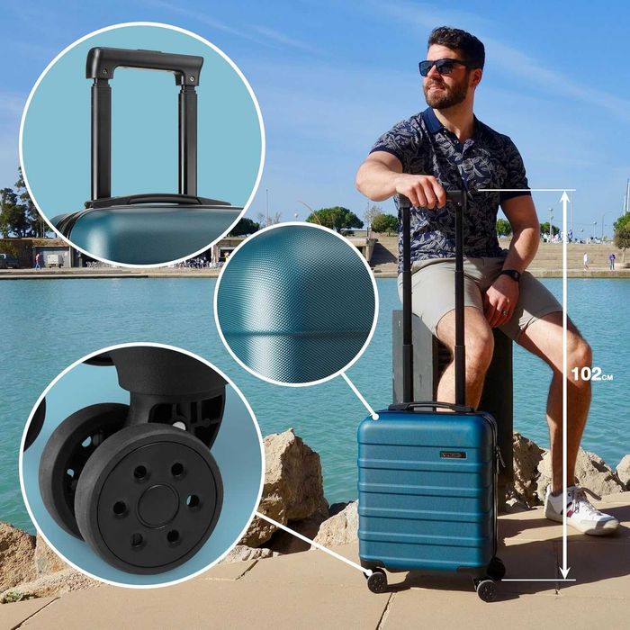 Cabin Max Anode ръчен куфар 45 л за Ryanair 45×36×20 см