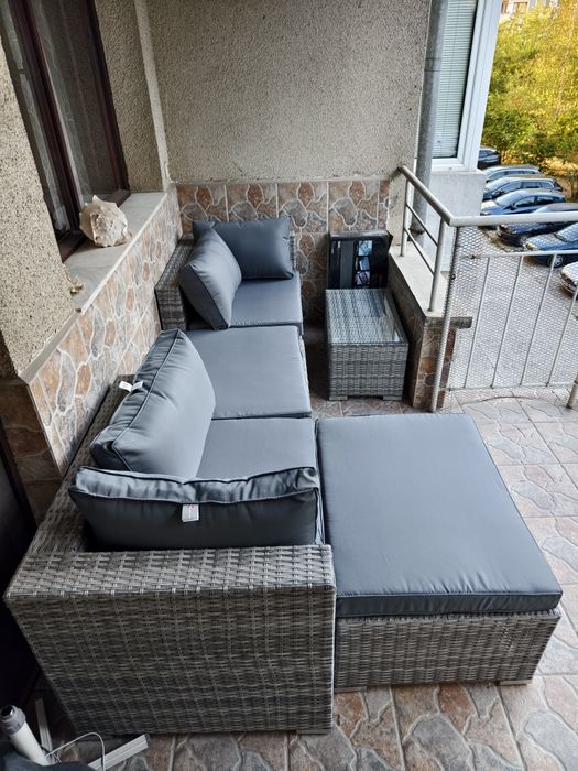 НОВ Градински Сет Мебели От РАТАН!