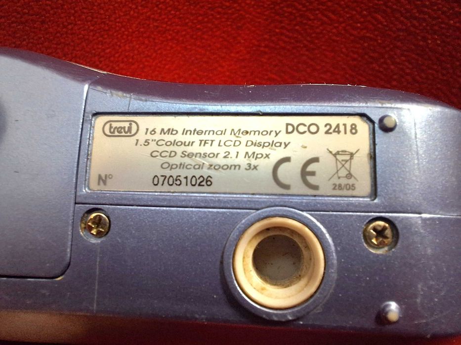 Camera foto video Trevi Optical zoom Digital Camera 2.1MP mini compact