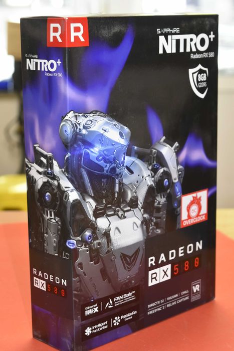 Sapphire Nitro + Radeon RX 580 8GD5 Видео карта 8 GB топ изпълнение