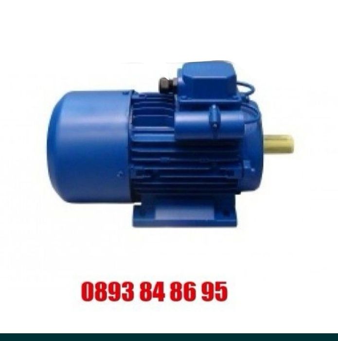Ел Двигател Руски Монофазен Електромотор 1.5кВ 3000 оборота