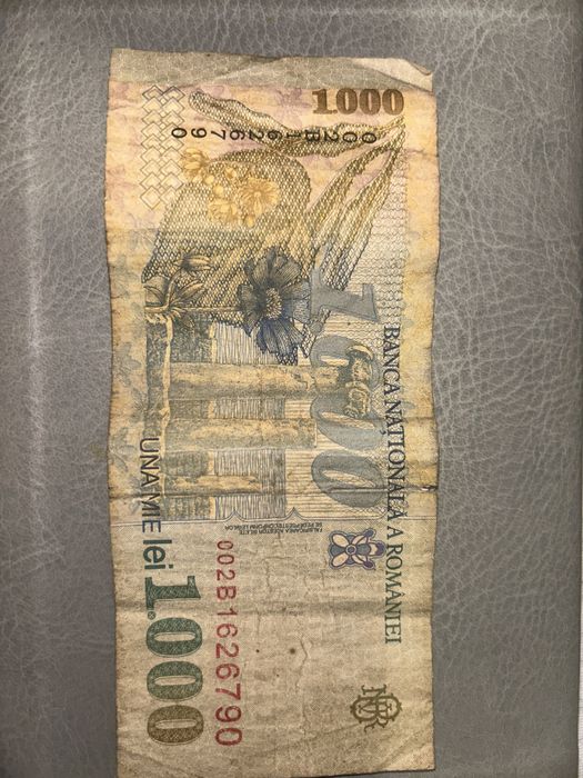 Bancnote 1000 lei din anul 1998