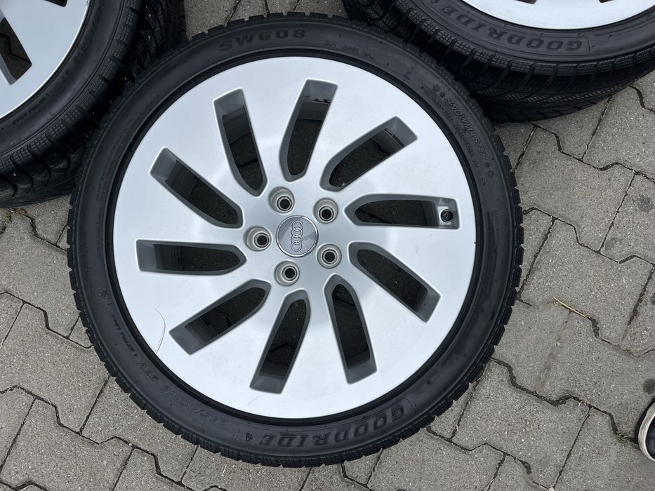Jante aliaj 5x112mm, anvelope iarna! 245/40 R18, Audi A4 B8, B9, A5, A6 C6, C7, A7, A8, ET26!!