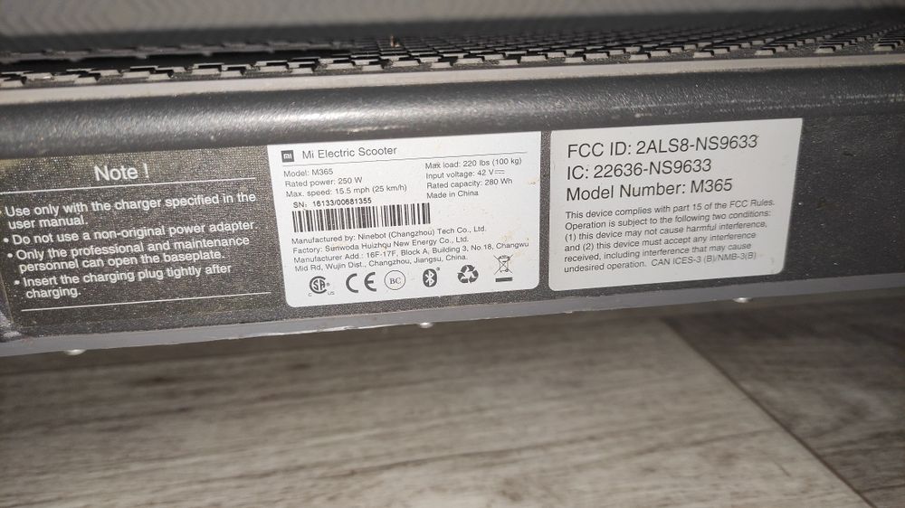 Электросамокат Xiaomi M365