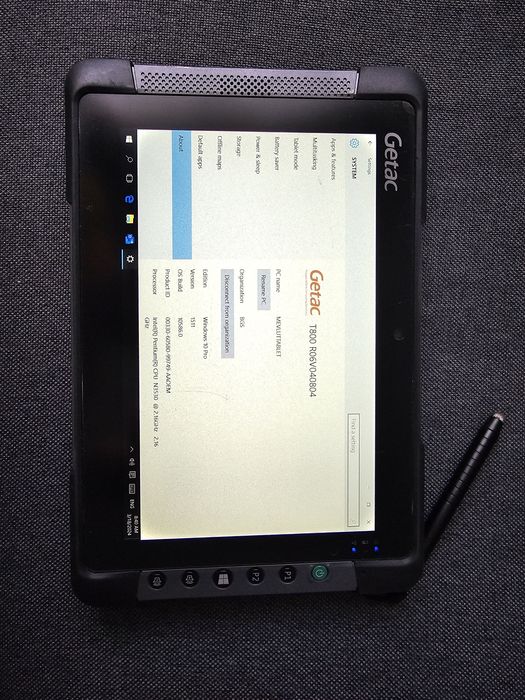 Tableta Rugged Getac T800 / GPS