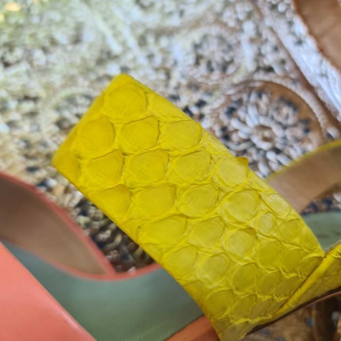 Промоция-Луксозни дамски обувки-VERSACE-100% кожа/и крокодилска кожа/