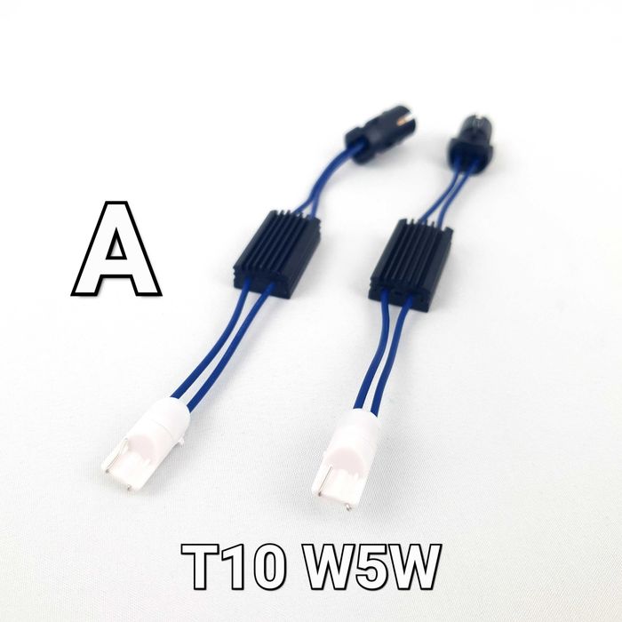 Set-Anulator Eroare Bec Ars-CANBUS-LED-T10 H1 H3 H7 H8 H9 H11-Aluminiu