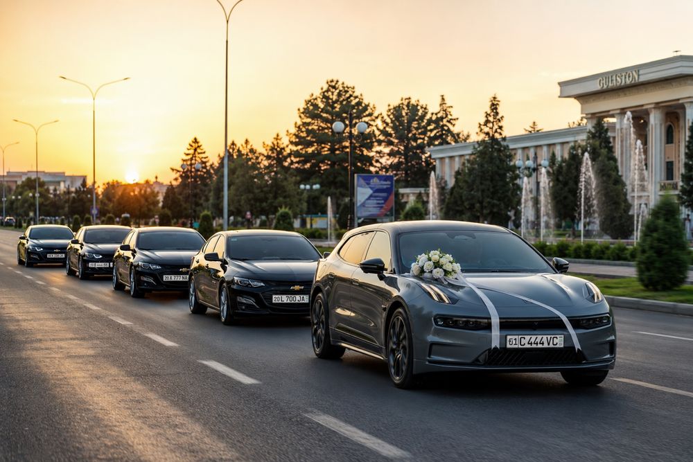 Zeekr 001 To’y va marosimlarga xizmat qilamiz