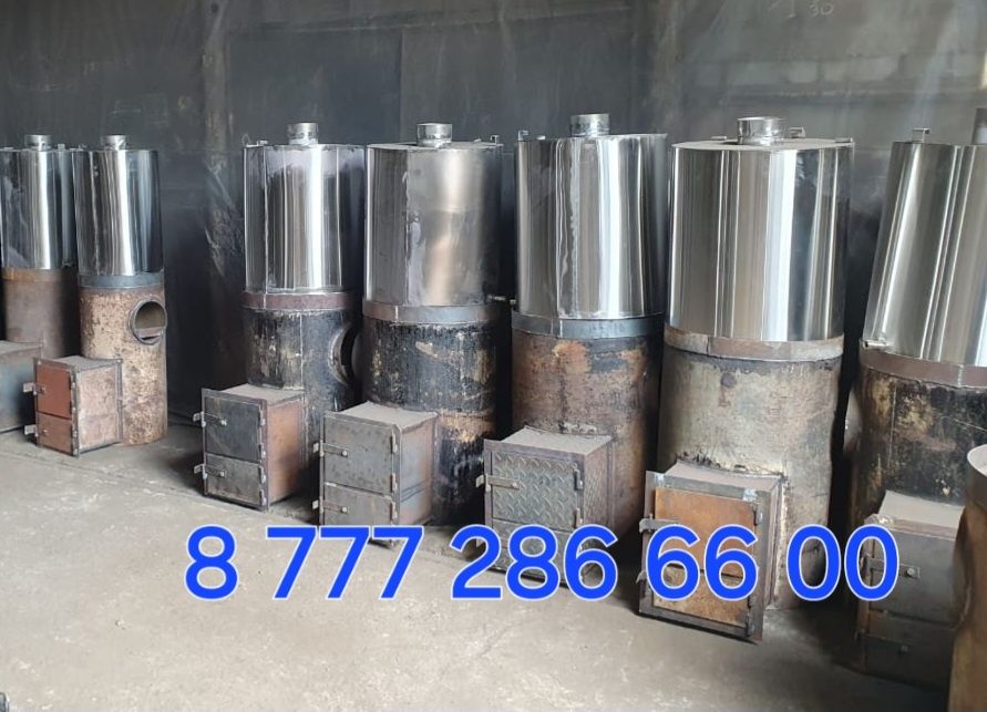 Банная печь с нержавеющим баком