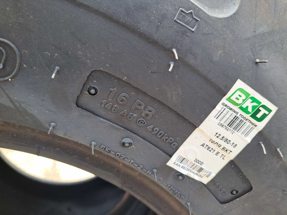 12.5/80-18 BKT 16PR anvelope noi BULDO cauciucuri industriale