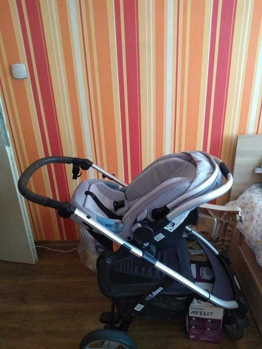 Намалена цена 200лв!!! Бебешка количка Chipolino UP & DOWN 2018 + кош