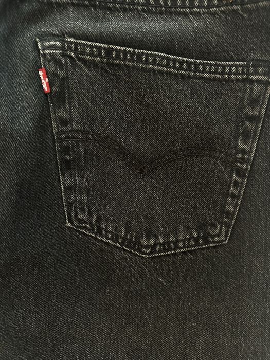 Мъжки черни дънки Levi’s 501