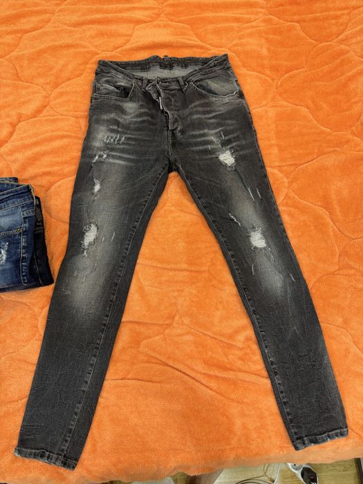 Lot blugi lungi dsquared albastri si negri