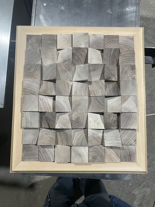 Деревянное 3D Панно из натурального сухого дерево