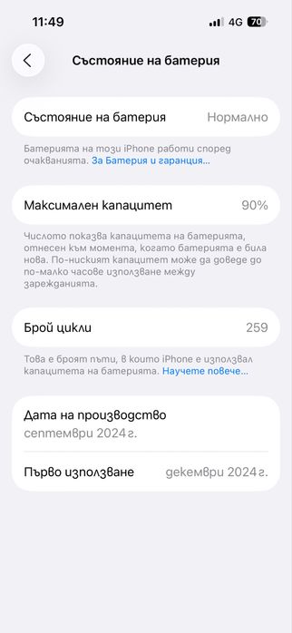 Iphone 15 creen 128gb