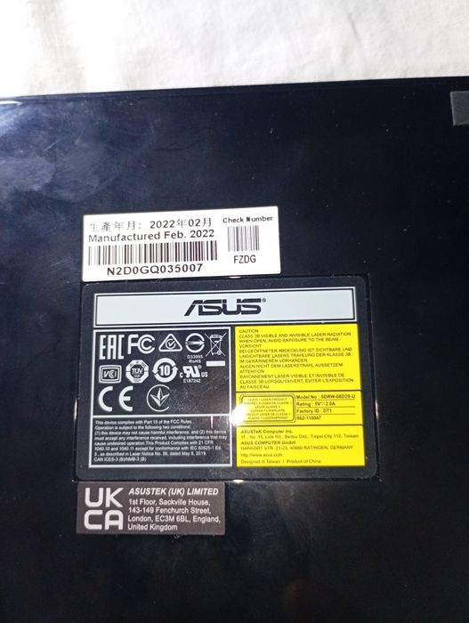 Dvd writer pentru laptop asus