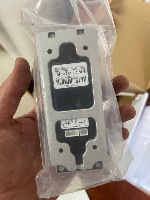Sistem de interfon video cu sonerie color, ecra TFT de 4,3 inci, cu cablu, viziune nocturnă IR, interfon cu rază de acțiune de 100 de metri