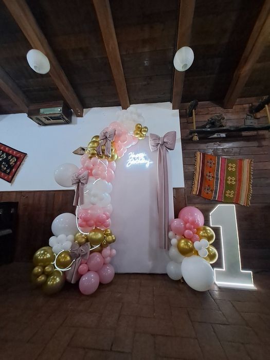 Arcade baloane și cifre cu led