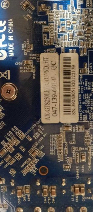 Материнская плата, видео карта, блок питания и мышка