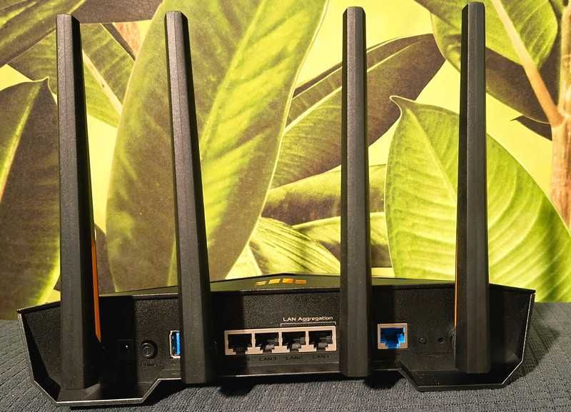Router Wi-Fi 6, ASUS, Quad-Core, 2.5G port, Link Aggregation, AiMesh