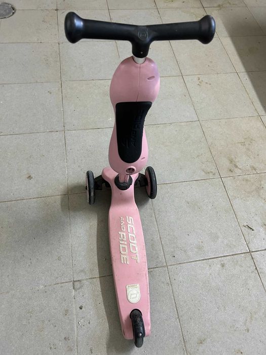Детска тротинетка Scoot & ride розова Highwaykick 2 в 1