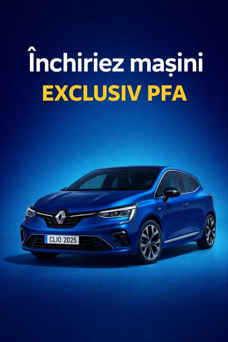 Inchiriez auto noi Uber/Bolt